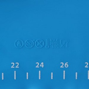 Силиконовый коврик с разлиновкой Доляна «Эрме», 70?50 см, цвет МИКС