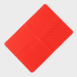 Силиконовый коврик - антижир Доляна «Шипы», 39x27,5 см, цвет МИКС