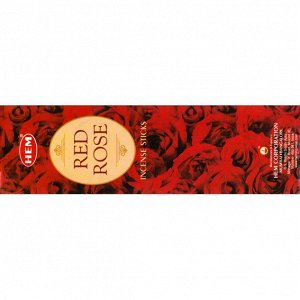 HEM 4-гр. благовония Red Rose КРАСНАЯ РОЗА блок 25 шт.
