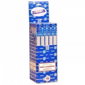SATYA 4-гр. благовония Nag Champa НАГ ЧАМПА блок 25 шт.