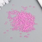 Бисер стекло 8/0 &quot;Матовый полупрозрачный. Розовый зефир&quot; 10 гр