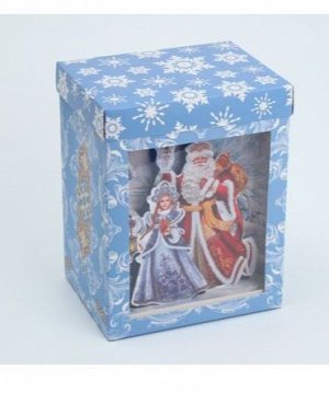 Коробка складная с 3D эффектом «С Новым годом», 18 х 14 х 23 см