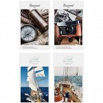 Блокнот А6 32л. на скрепке &quot;Стиль. Yacht club&quot;