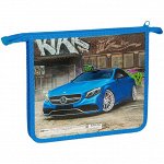 Папка для тетрадей 1 отделение, А5, ArtSpace &quot;Авто. Supercar&quot;, пластик, на молнии