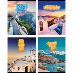 Тетрадь 96л., А5, линия BG &quot;Santorini&quot;, глянцевая ламинация
