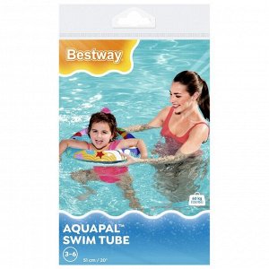 Круг для плавания Bestway «Морские приключения», надувной, d=51 см, от 3-6 лет, МИКС, 36113