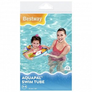 Круг для плавания Bestway «Морские приключения», надувной, d=51 см, от 3-6 лет, МИКС, 36113