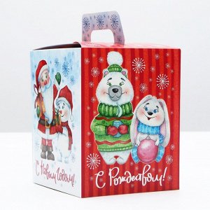 Подарочная коробка, 12,4 х 13,4 х 15,6 см