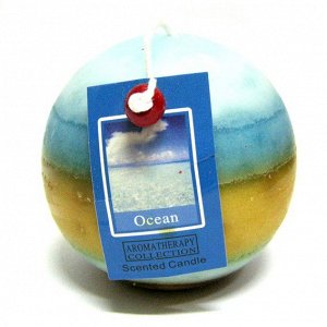 N349 Ocean Свеча ароматическая шар 7,5см парафин