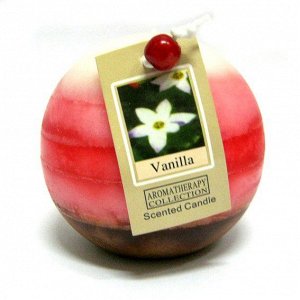N349 Vanilla Свеча ароматическая шар 7,5см парафин