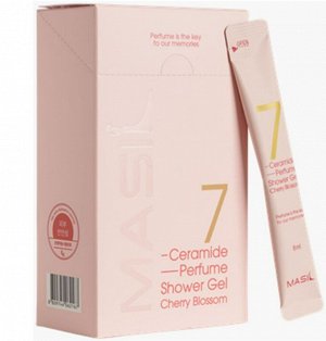 Masil Гель для душа с ароматом цветущей вишни 7 Ceramide Perfume Shower Gel Cherry Blossom, 8  мл