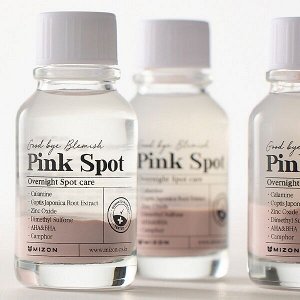 Двухфазное точечное средство от прыщей на лице Mizon Good Bye Blemish Pink Spot, 19мл