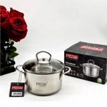 Кастрюля из нержавеющей стали с крышкой FESSLE диаметр 14 см (1,3 л)