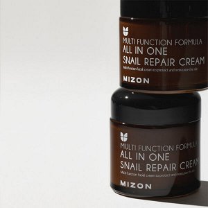 Улиточный крем для лица Mizon All In One Snail Repair Cream, 75гр