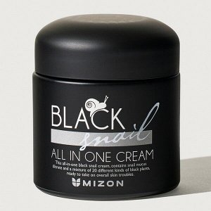 Крем для лица Mizon Black Snail All In One Cream, 75мл