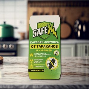 Сима Опт Клеевая ловушка с приманкой, SAFEX, от тараканов и муравьев, домик 1 шт