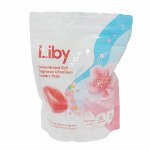 Liby Капсулы для стирки 3в1 &quot;Softener&quot; с Кондиционером аромат Сакуры, 100 стирок