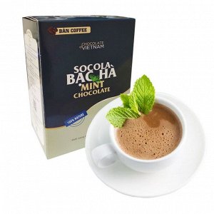 Напиток кофейный растворимы со вкусом мяты 3в1 12 п*20гр ВЬЕТНАМ (Ban Coffee socola BACHA Mint chocolate)