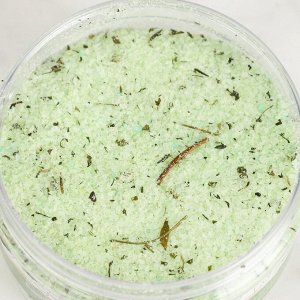 Соляной скраб для тела "Мята" с алтайскими травами, тонизирующий 250 мл