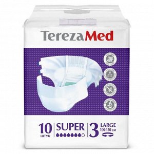 Подгузники для взрослых Super Large (№3) TerezaMed уп.10
