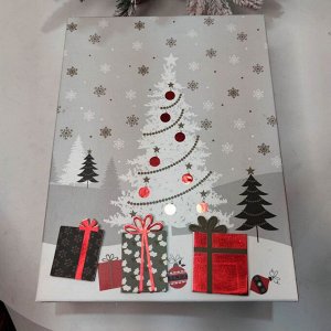 (БРАК) Коробка Новогодняя подарочная