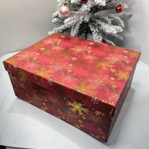 (БРАК) Коробка Новогодняя подарочная