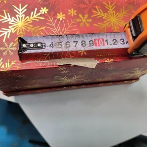 (БРАК) Коробка Новогодняя подарочная