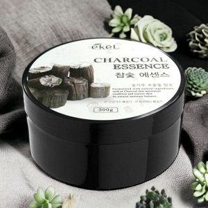 Ekel cosmetics Увлажняющий универсальный гель для лица и тела EKEL CHARCOAL, 300мл. Корея