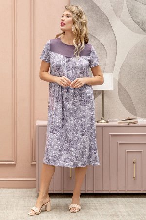 Сорочка ночная жен Mia Cara AW22WJ357E Rosa Del Te гипсофилы