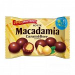 Макадамия в шоколаде карамелизированная, Lotte, 34г  1/10/120
