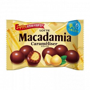 Макадамия в шоколаде карамелизированная, Lotte, 34г  1/10/120