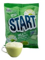 Конфета мягкая Boonprasert &quot;Start&quot; Milk&amp;Matcha со вкусом зеленого чая и молока, м/у 140г, 1/50