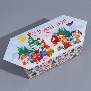 Сборная коробка‒конфета «Новый год», 9,3*14,6*5,3см