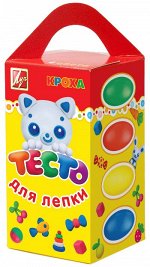Тесто для лепки 4 цв