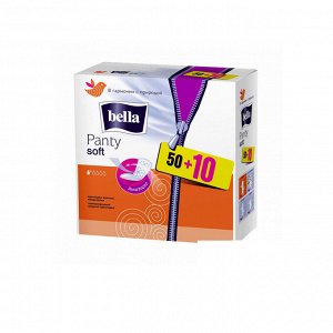Белла Прокладки гигиенические ежедневные Bella Panty soft 50 шт+10 шт в уп