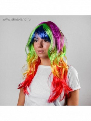 Парик Цветной МИКС 120 гр