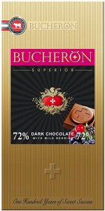 Шоколад Bucheron Superior горький с лесными ягодами 100гр