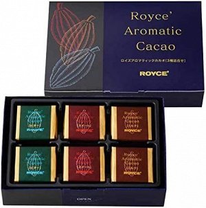ROYCE Aromatic Cacao - набор из трех видов шоколада