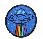 Нашивка тканевая на клеевой основе, 5,9*6 см
