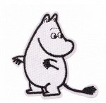 Нашивка-аппликация на клеевой основе &quot;Муми-тролли&quot;, 7,7*7,8 см
