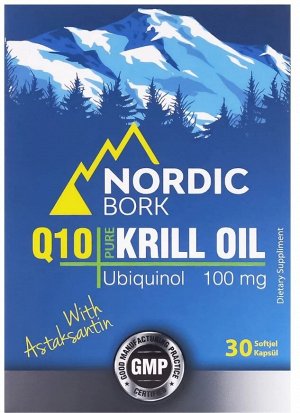 Комплекс "KRILL OIL + Q10" (масло криля + коэнзим Q10), 30 капсул