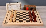 Нарды, шашки, шахматы (три в одном; 400х210х35 мм)
