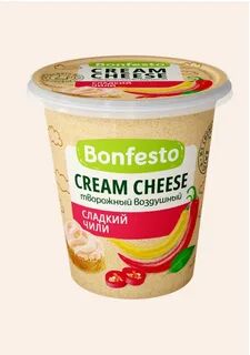 Сыр Творожный  "Кремолле" соленые огурцы 65% 125гр  Бонфесто