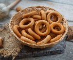 Сушка МЕДОВАЯ цельнозерновая на закваске без сахара, 450гр