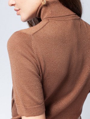 Базовый свитер из хлопка с мягким люрексом