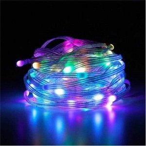 Светодиодная уличная лента-гирлянда ELK-BLEDOMA RGB led многоцветная 15 м