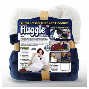 Плед с капюшоном Huggle ultra plush blanket hoodie