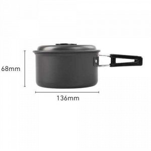 Туристический набор многофункциональной посуды для кемпинга COOKING SET OUTOF-DOORS DS-300
