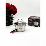 Кастрюля из нержавеющей стали с крышкой FESSLE диаметр 12 см (0.85 л)