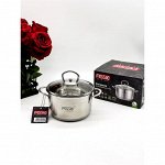 Кастрюля из нержавеющей стали с крышкой FESSLE диаметр 14 см (1,3 л)